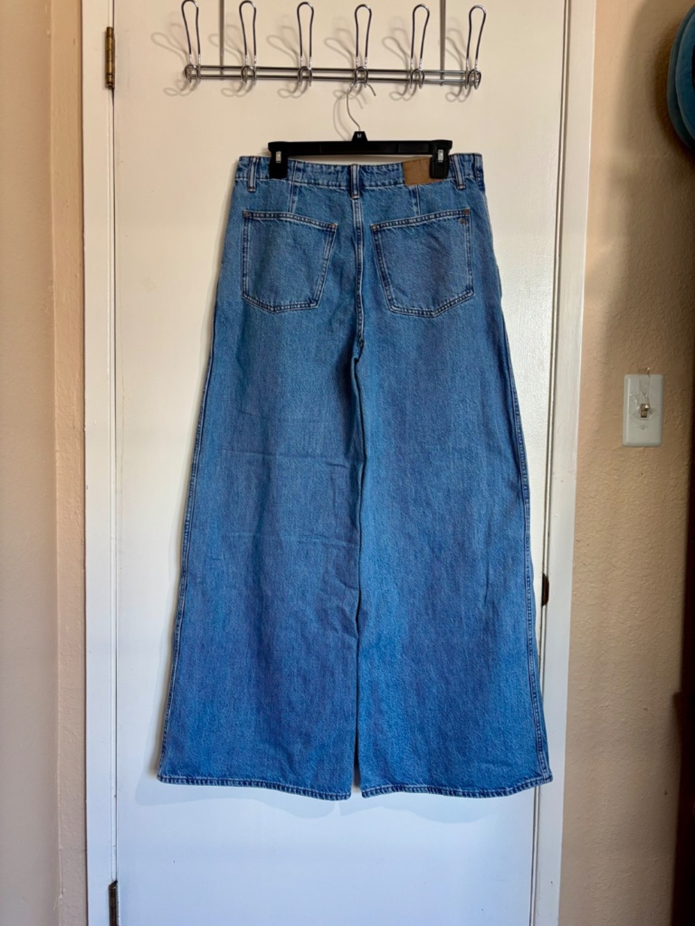 Madewell Wide Sweep Trouser Jeans Size 28 - Picture 3 of 9
